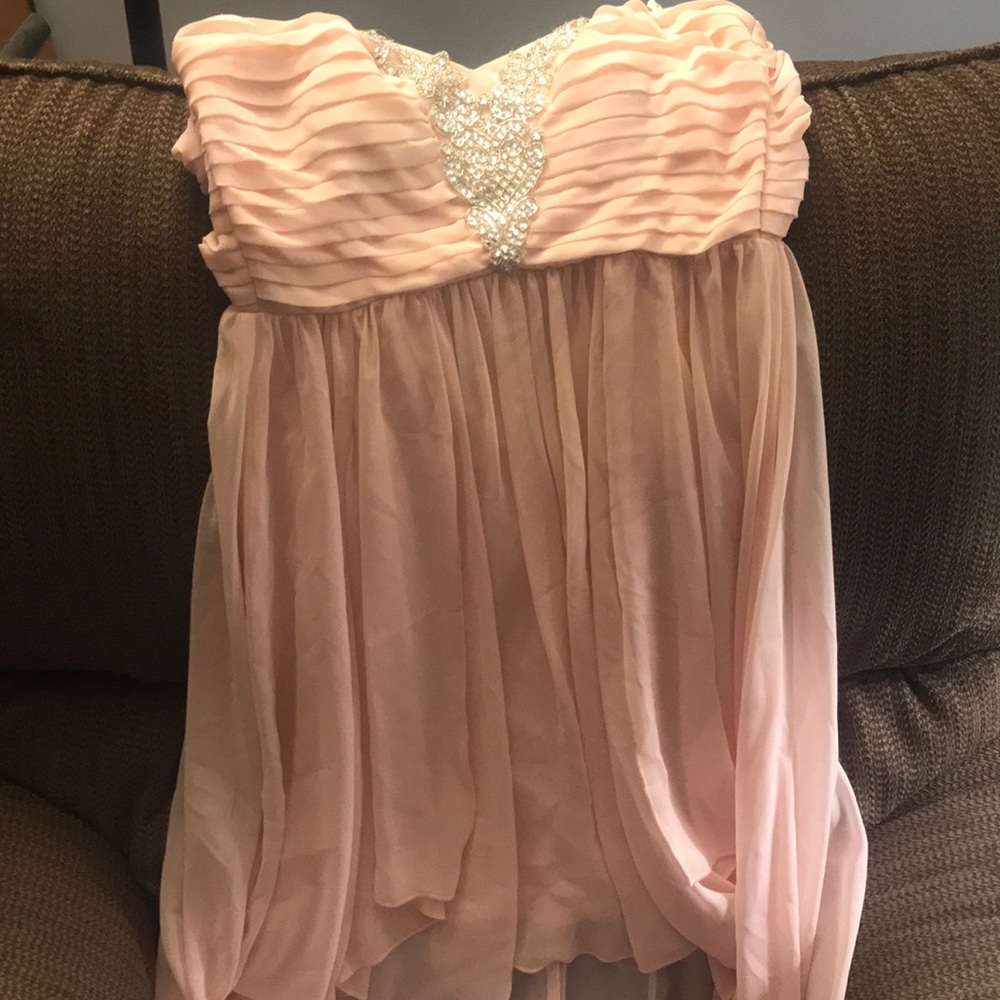 City Triangle high-low dress
